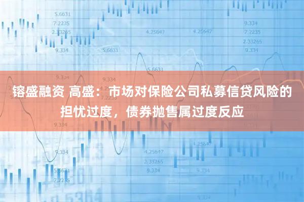 镕盛融资 高盛：市场对保险公司私募信贷风险的担忧过度，债券抛售属过度反应